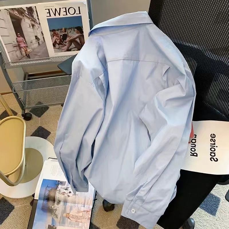 Women's Butterfly Edition Blue Long Sleeve Top