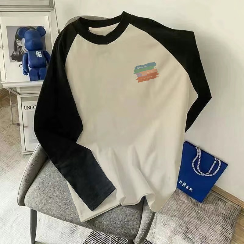 Printed Sweatshirt Long Sleeve T-Shirt Spring Autumn