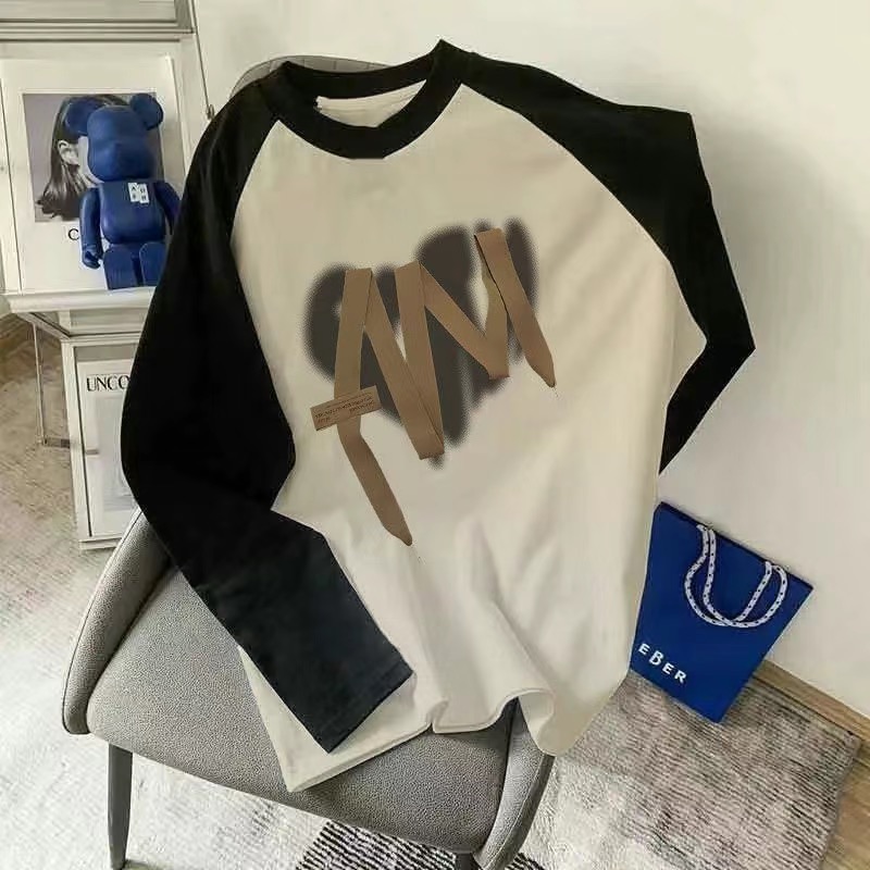 Printed Sweatshirt Long Sleeve T-Shirt Spring Autumn